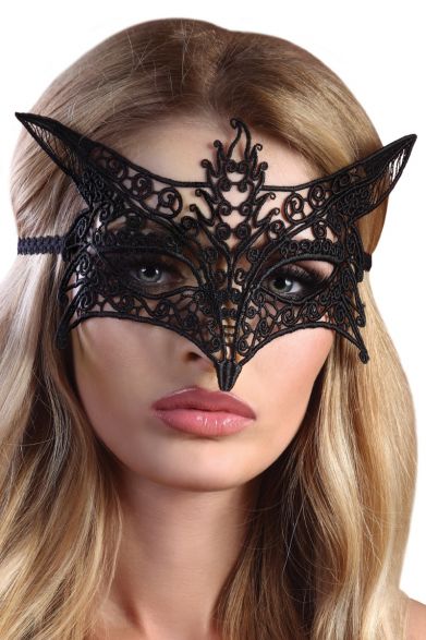 Lace mask 9; čipkasta maska, črna - Livia Corsetti fashion